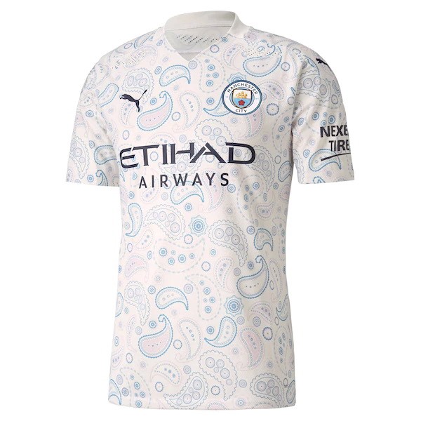 Tailandia Camiseta Manchester City 3ª 2020-2021 Blanco